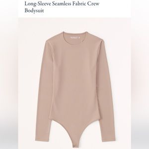 Abercrombie long sleeve crew neck bodysuit